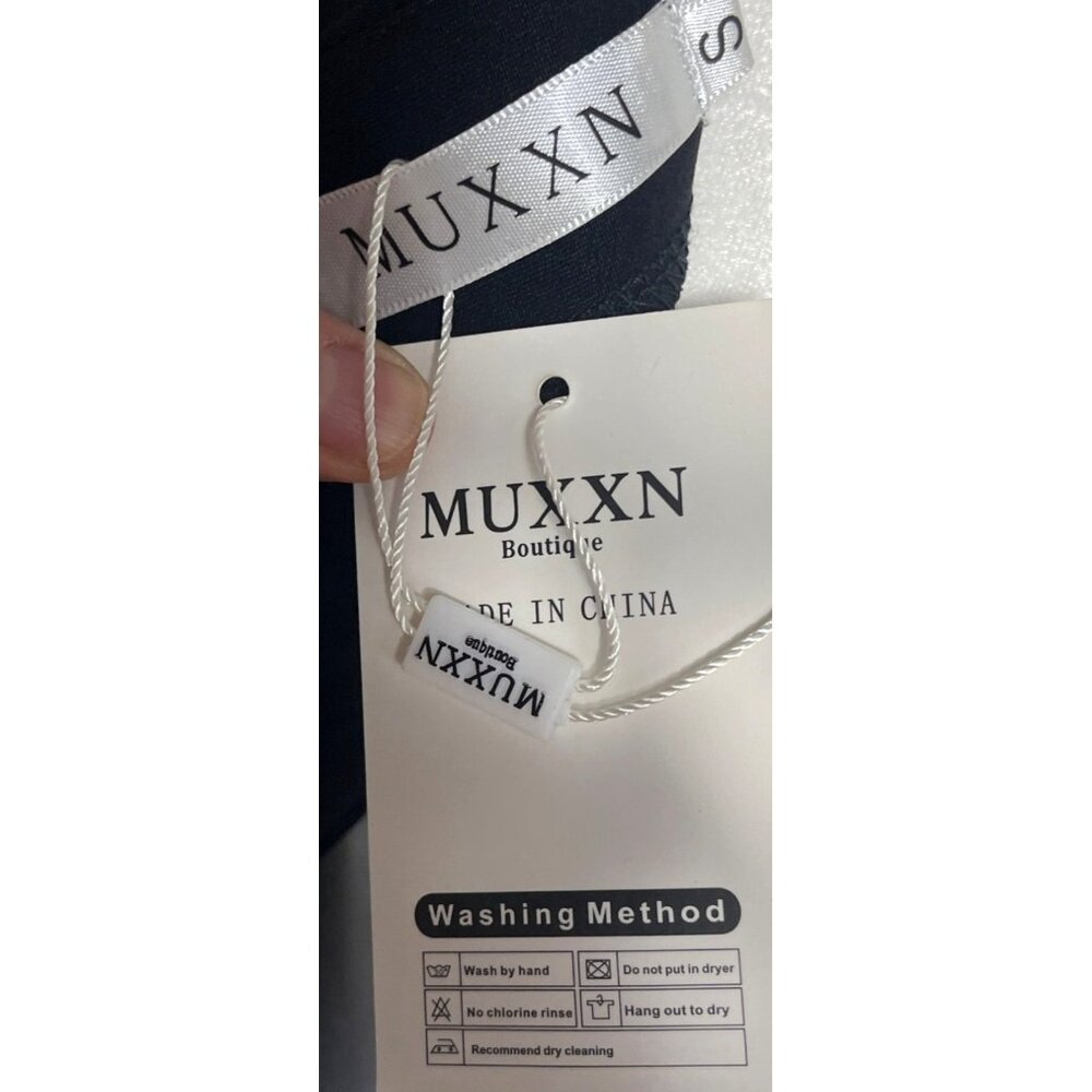 NWT Muxxn Boutique Pencil Dress Midi Cocktail Bodycon Bombshell Elegant Womens S - Picture 8 of 12
